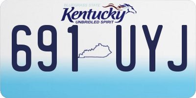 KY license plate 691UYJ