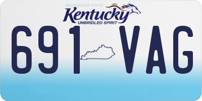 KY license plate 691VAG