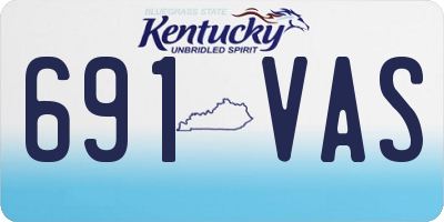 KY license plate 691VAS