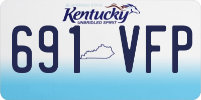 KY license plate 691VFP