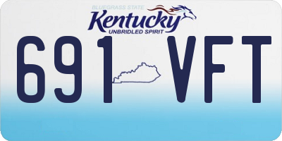 KY license plate 691VFT