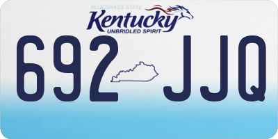 KY license plate 692JJQ