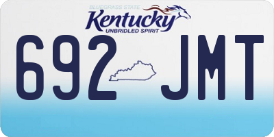 KY license plate 692JMT