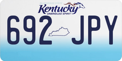 KY license plate 692JPY