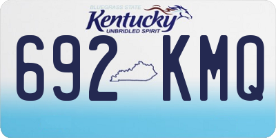 KY license plate 692KMQ