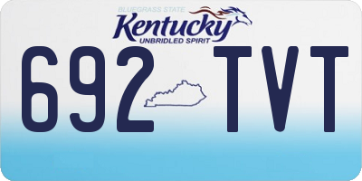 KY license plate 692TVT