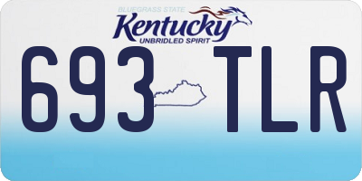 KY license plate 693TLR