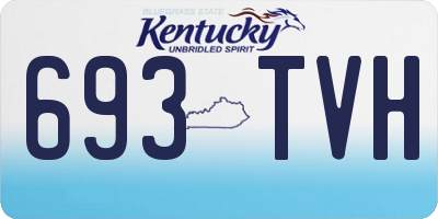 KY license plate 693TVH