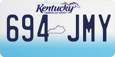 KY license plate 694JMY
