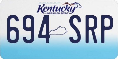 KY license plate 694SRP