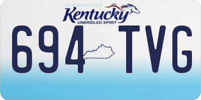 KY license plate 694TVG