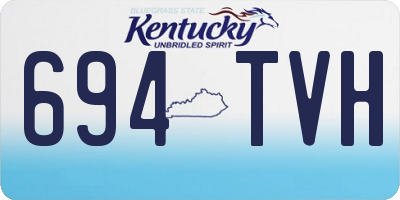 KY license plate 694TVH