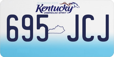 KY license plate 695JCJ