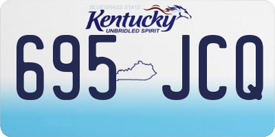 KY license plate 695JCQ