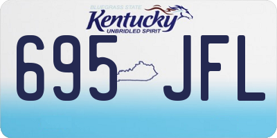KY license plate 695JFL