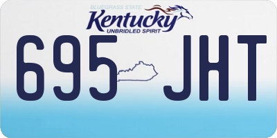 KY license plate 695JHT