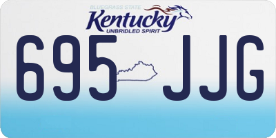 KY license plate 695JJG