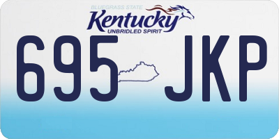 KY license plate 695JKP