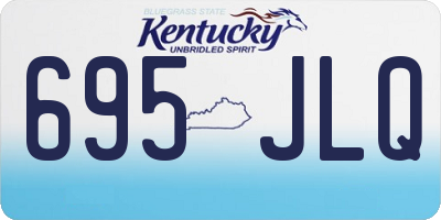 KY license plate 695JLQ