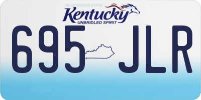 KY license plate 695JLR