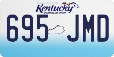 KY license plate 695JMD