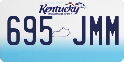 KY license plate 695JMM