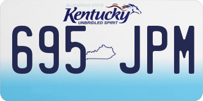 KY license plate 695JPM