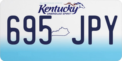 KY license plate 695JPY