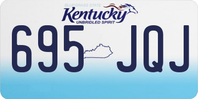 KY license plate 695JQJ