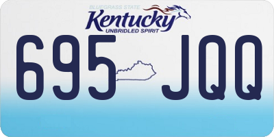 KY license plate 695JQQ