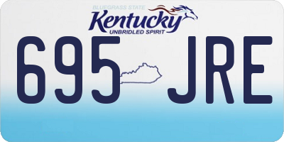KY license plate 695JRE