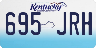 KY license plate 695JRH
