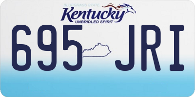 KY license plate 695JRI