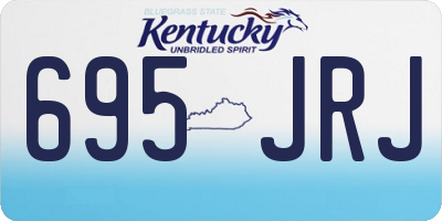 KY license plate 695JRJ