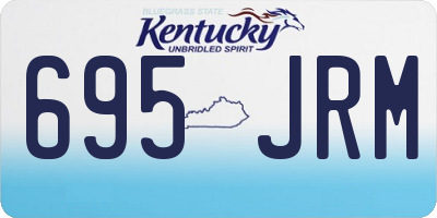 KY license plate 695JRM
