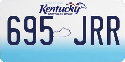 KY license plate 695JRR