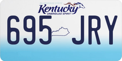 KY license plate 695JRY