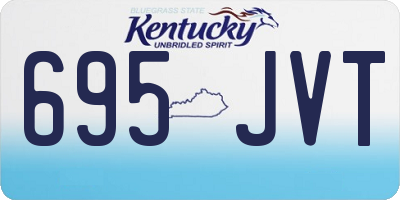 KY license plate 695JVT