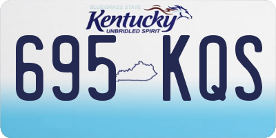KY license plate 695KQS