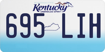 KY license plate 695LIH