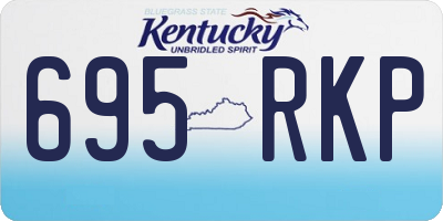 KY license plate 695RKP