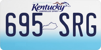 KY license plate 695SRG