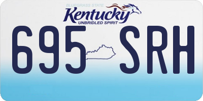 KY license plate 695SRH