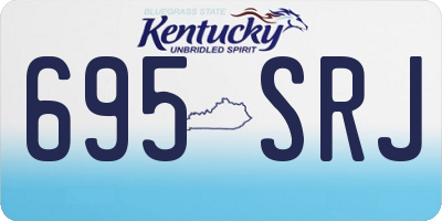 KY license plate 695SRJ