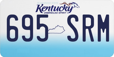 KY license plate 695SRM
