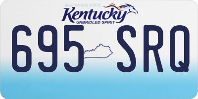 KY license plate 695SRQ