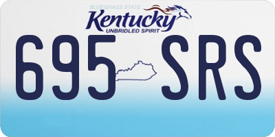 KY license plate 695SRS