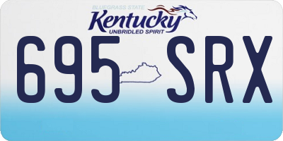 KY license plate 695SRX