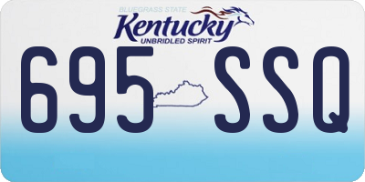 KY license plate 695SSQ