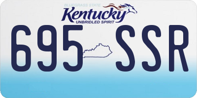 KY license plate 695SSR